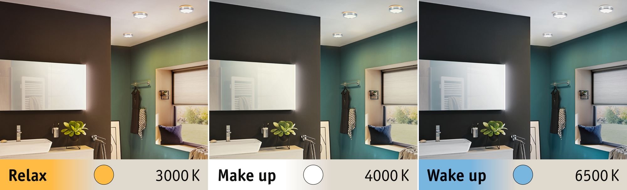 P 78925 LED Panel Aviar IP44 WhiteSwitch kruhové 220 13W 2.700K chrom - PAULMANN (obrázek 5)