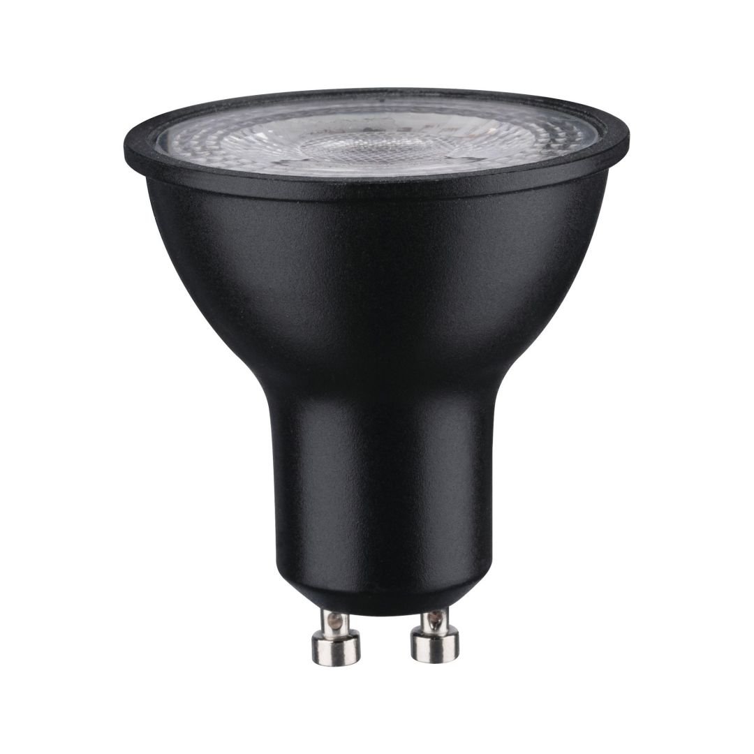 P 28751 LED reflektor 7 W černá mat GU10 2.700K teplá bílá - PAULMANN