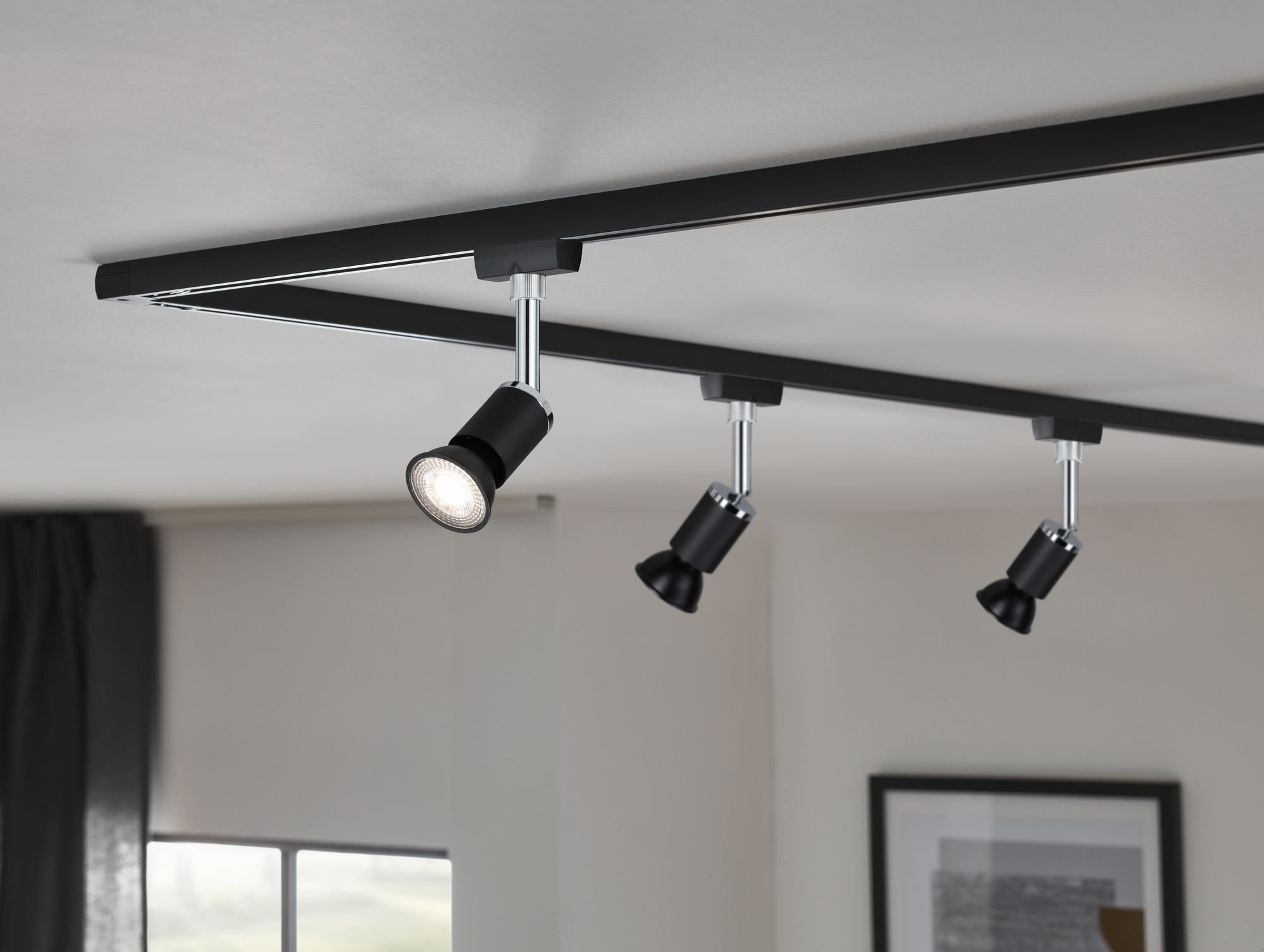 P 28751 LED reflektor 7 W černá mat GU10 2.700K teplá bílá - PAULMANN (obrázek 2)