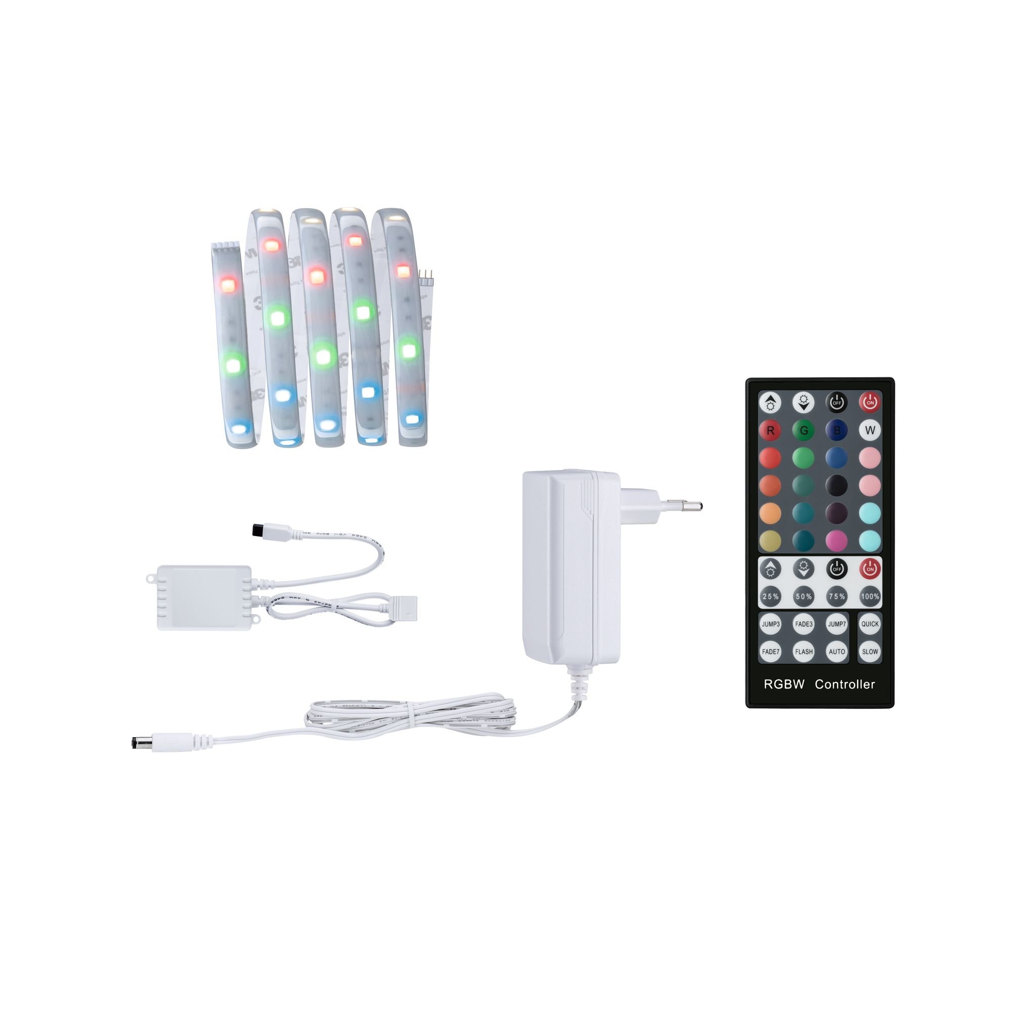 P 79880 MaxLED 250 základní sada s krytím 1,5m IP44 RGBW ochranný kryt - PAULMANN