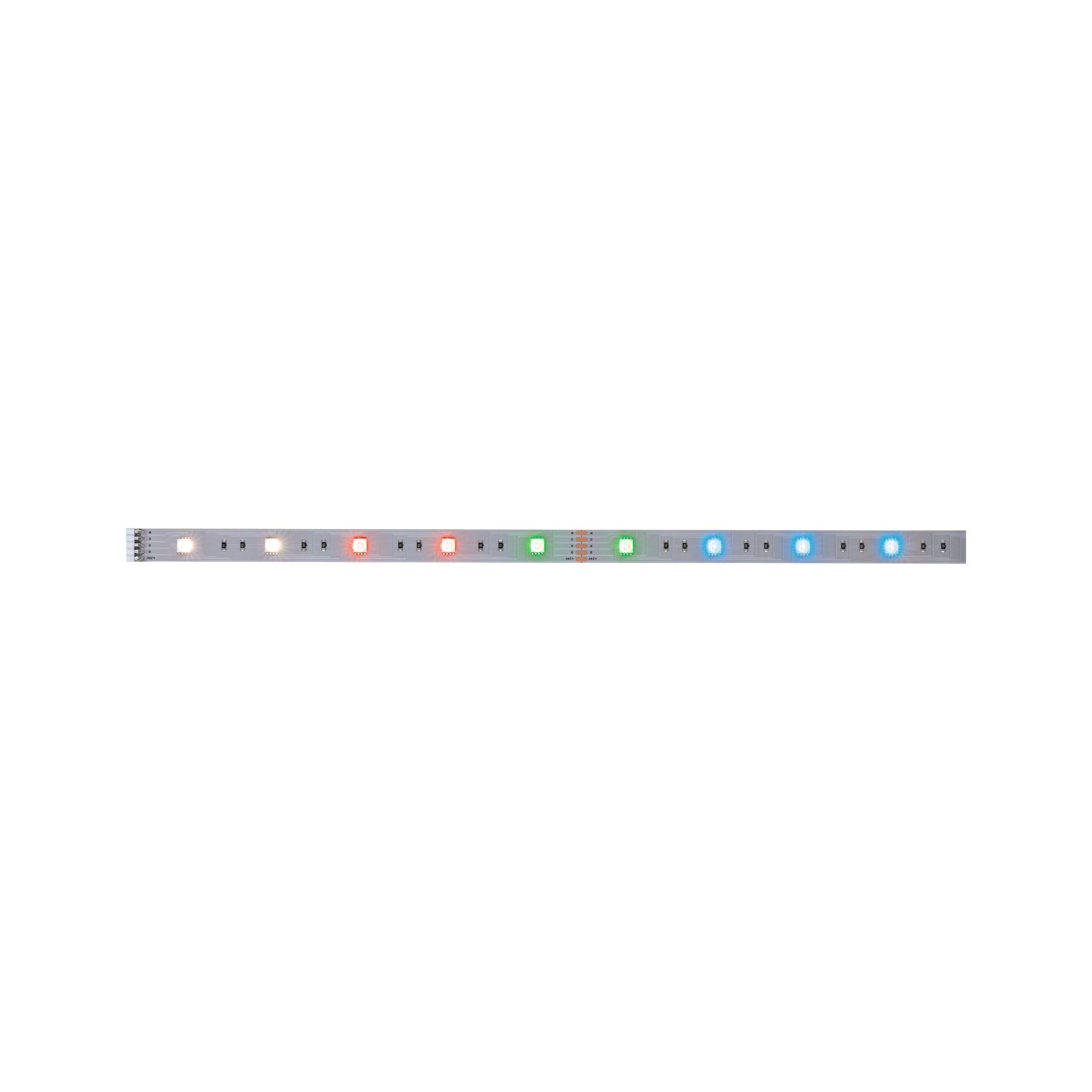 P 79865 MaxLED 250 RGBW Strip bez krytí 1m 7W ovladač změny barev - PAULMANN