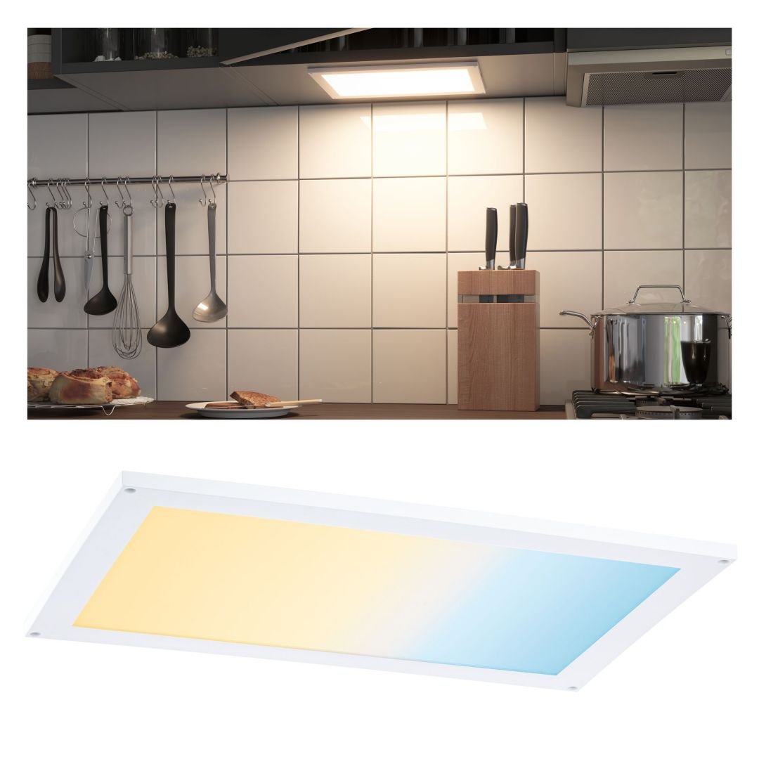 P 99951 Nábytkové svítidlo Clever Connect Panel Flad bílá mat 12V 6W měnitelná bílá 2.700-6.500K - PAULMANN