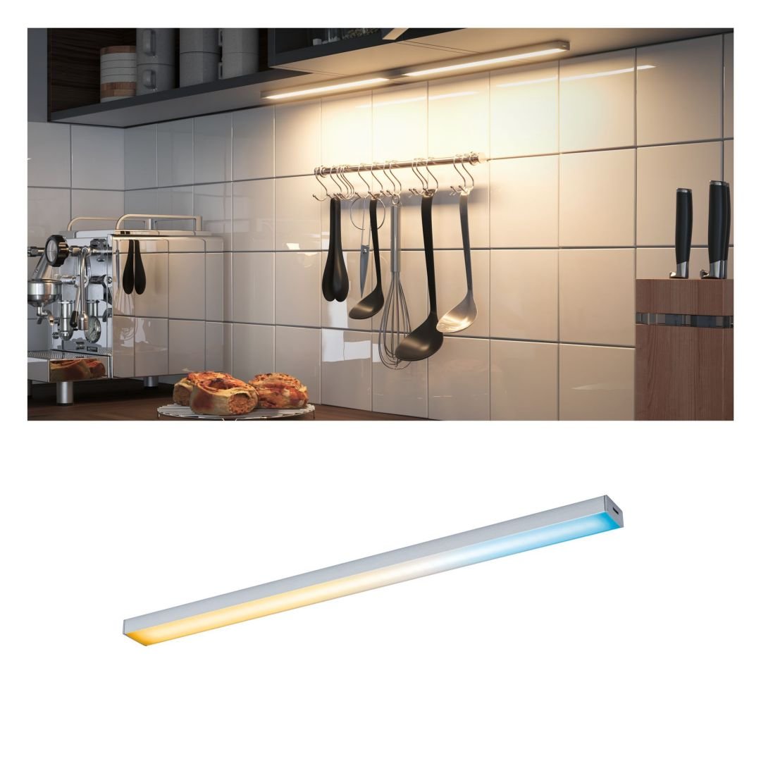 P 99968 Nábytkové svítidlo Clever Connect spot Barre matný chrom 12V 3,5W měnitelná bílá 2.700-6.500K - PAULMANN