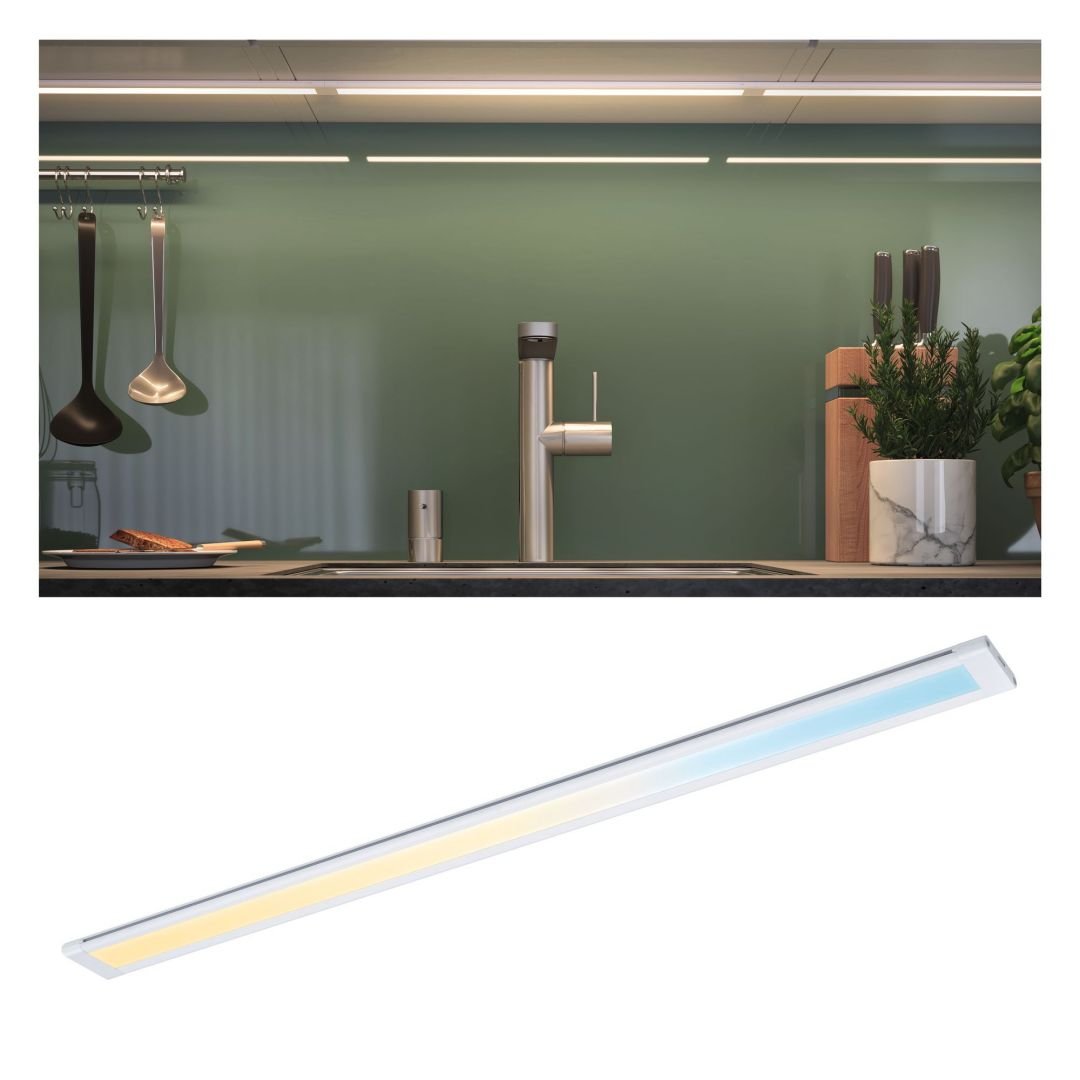 P 99963 Nábytkové svítidlo Clever Connect spot Border 500mm bílá mat 12V 7,5W měnitelná bílá 2.700-6.500K - PAULMANN