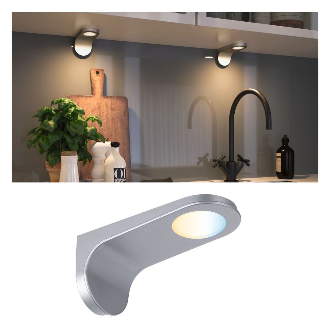 P 99956 Nábytkové svítidlo Clever Connect spot Neda matný chrom 12V 2,1W měnitelná bílá 2.700-6.500K - PAULMANN