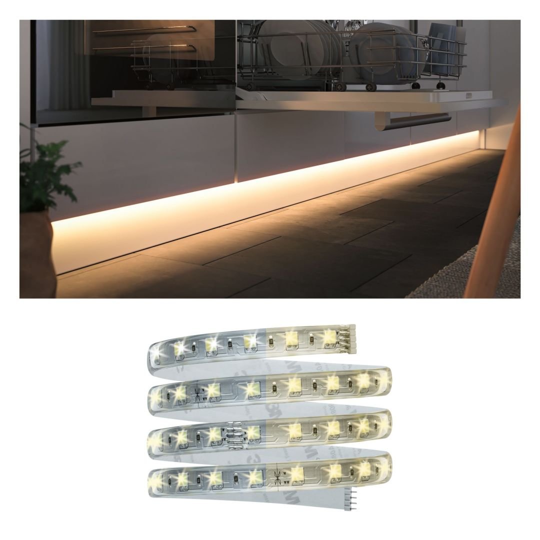 P 99972 Nábytkové svítidlo Clever Connect Stripe čirá 12V 6,5W TunableWhite 2.700K - PAULMANN