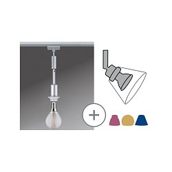 Obrázek pro produkt URail DecoSystems závěs matný chrom max. 1x20W E14 bez zdroje světla - PAULMANN