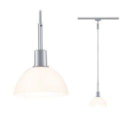 Obrázek pro produkt URail závěs Sarrasani matný chrom opál max. 20W E14 bez zdroje světla - PAULMANN