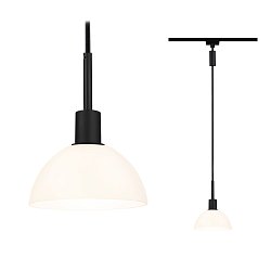 Obrázek pro produkt URail závěs Sarrasani černá mat opál max. 20W E14 bez zdroje světla - PAULMANN