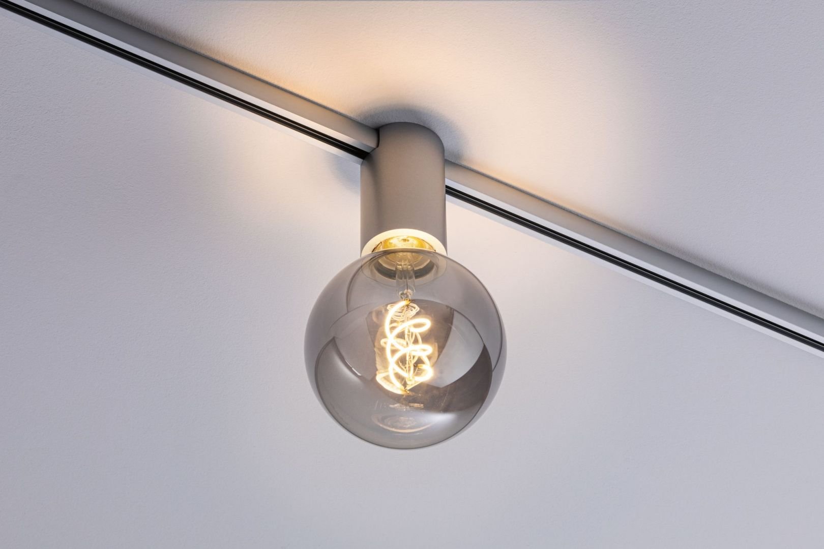 P 94973 URail spot Ceiling Socket matný chrom E27 stmívatelné bez zdroje světla - PAULMANN (obrázek 3)