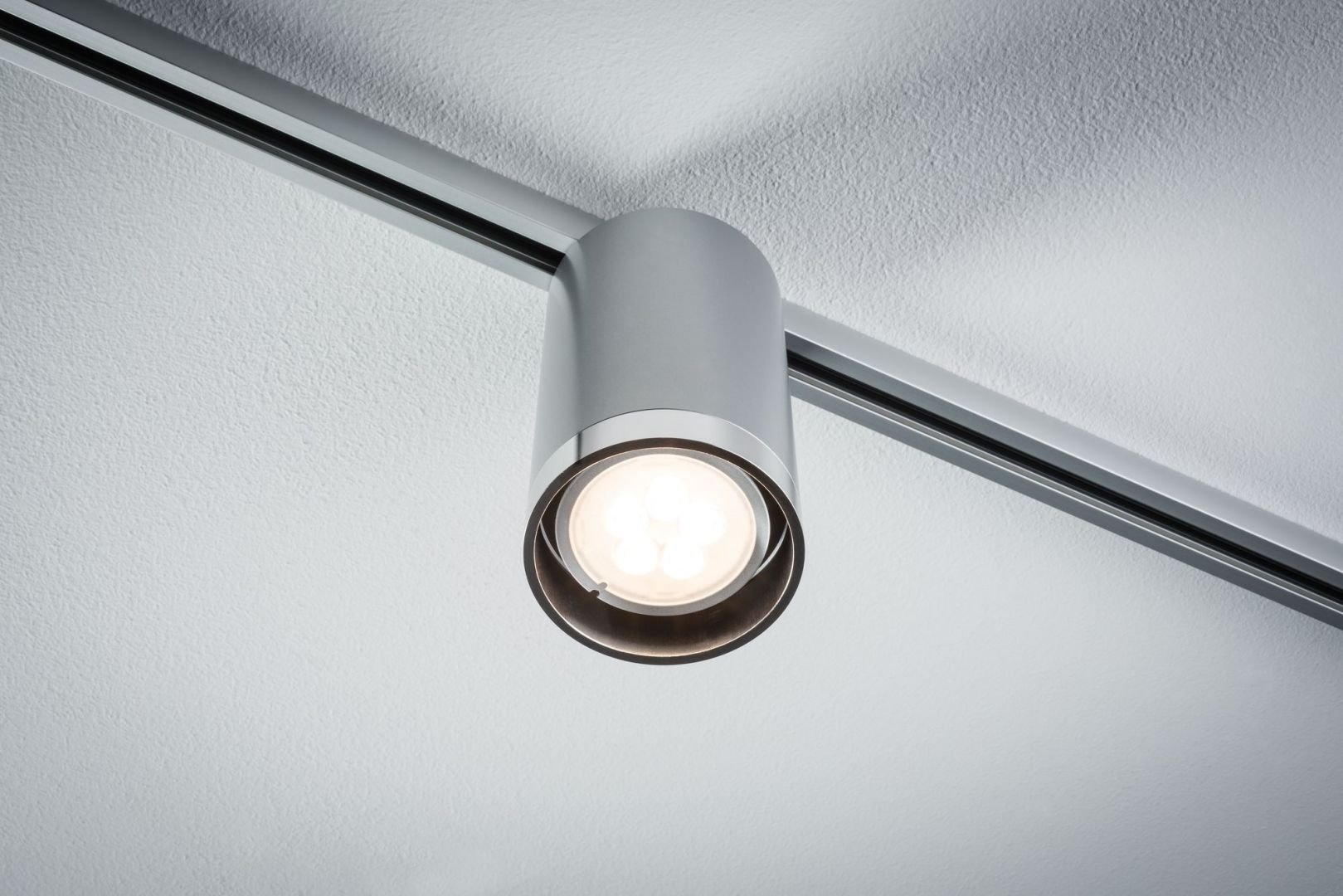 P 96962 URail spot Tube matný chrom max. 1x10W GU10 bez zdroje světla - PAULMANN (obrázek 2)