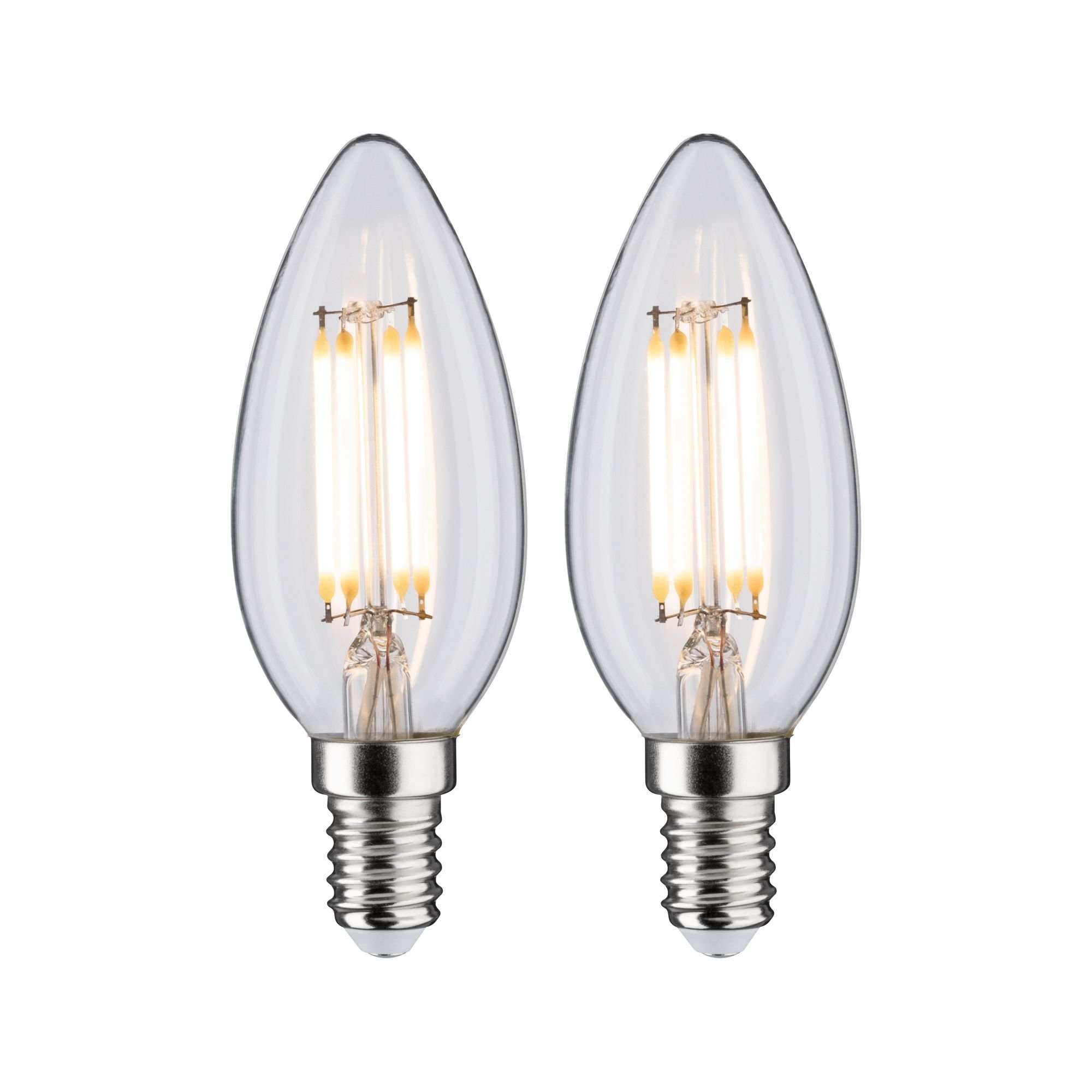 P 28788 LED Filament svíčka 2x4,5W E14 2.700K teplá bílá - PAULMANN