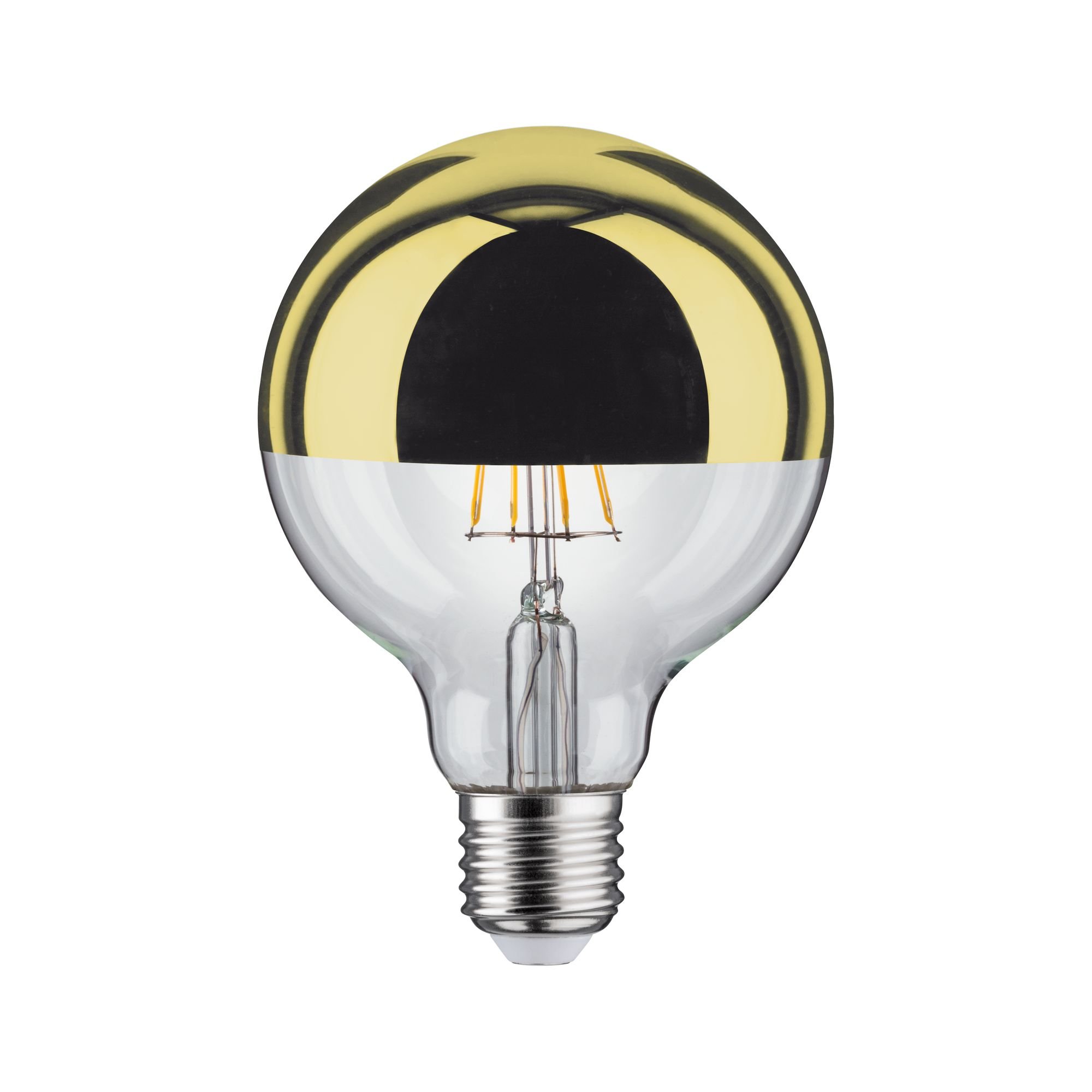P 28675 LED Globe 6,5 W E27 zrcadlový svrchlík zlatá teplá bílá stmívatelné - PAULMANN (obrázek 4)