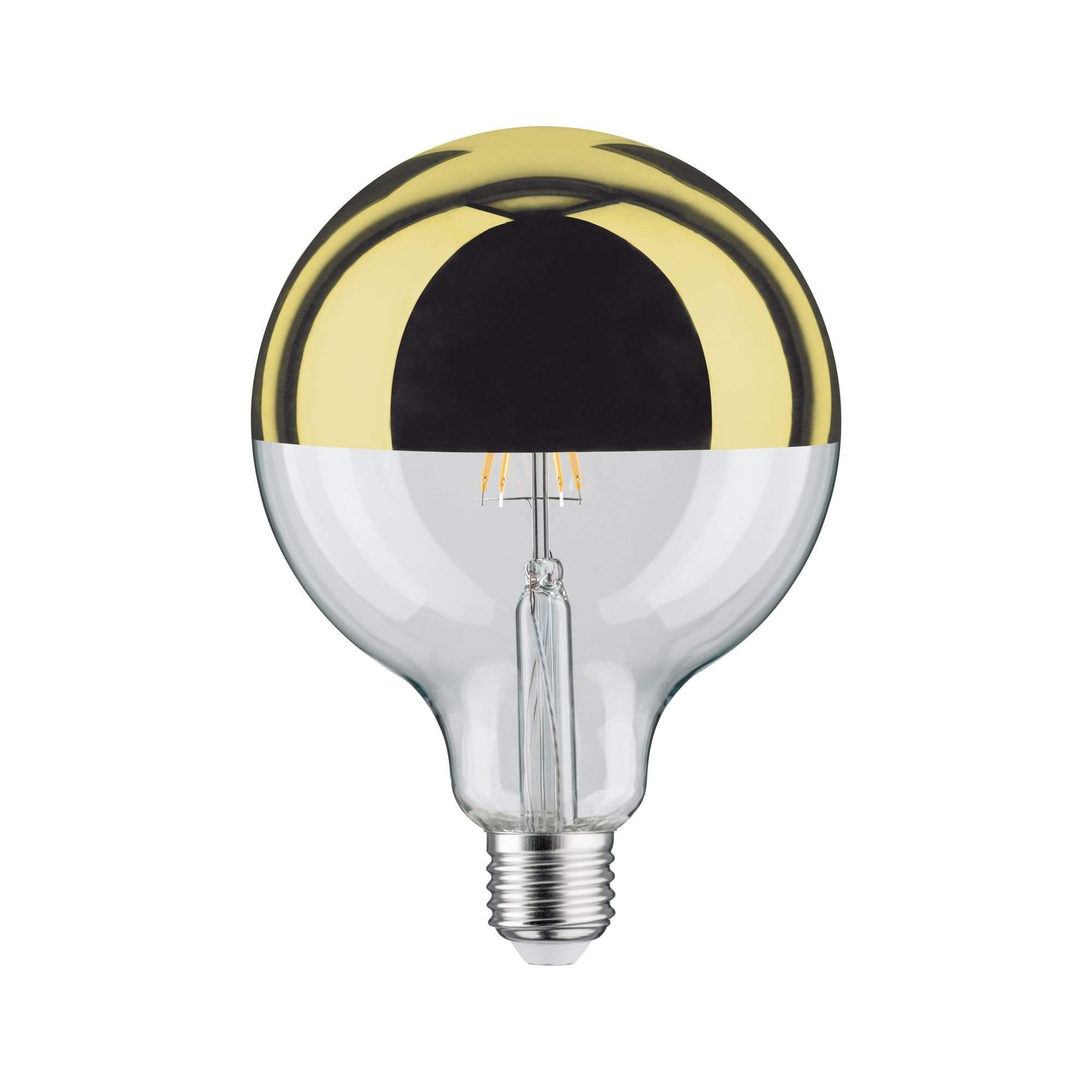 P 28678 LED Globe 6,5 W E27 zrcadlový svrchlík zlatá teplá bílá stmívatelné - PAULMANN (obrázek 4)