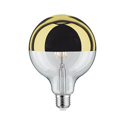Obrázek pro produkt LED Globe 6,5 W E27 zrcadlový svrchlík zlatá teplá bílá stmívatelné - PAULMANN