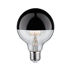Obrázek pro produkt LED Globe 6,5 W E27 zrcadlový svrchlík černý chrom teplá bílá stmívatelné - PAULMANN