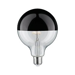 Obrázek pro produkt LED Globe 6,5 W E27 zrcadlový svrchlík černý chrom teplá bílá stmívatelné - PAULMANN