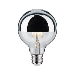 Obrázek pro produkt LED Globe 6,5 W E27 zrcadlový svrchlík stříbrná teplá bílá stmívatelné - PAULMANN