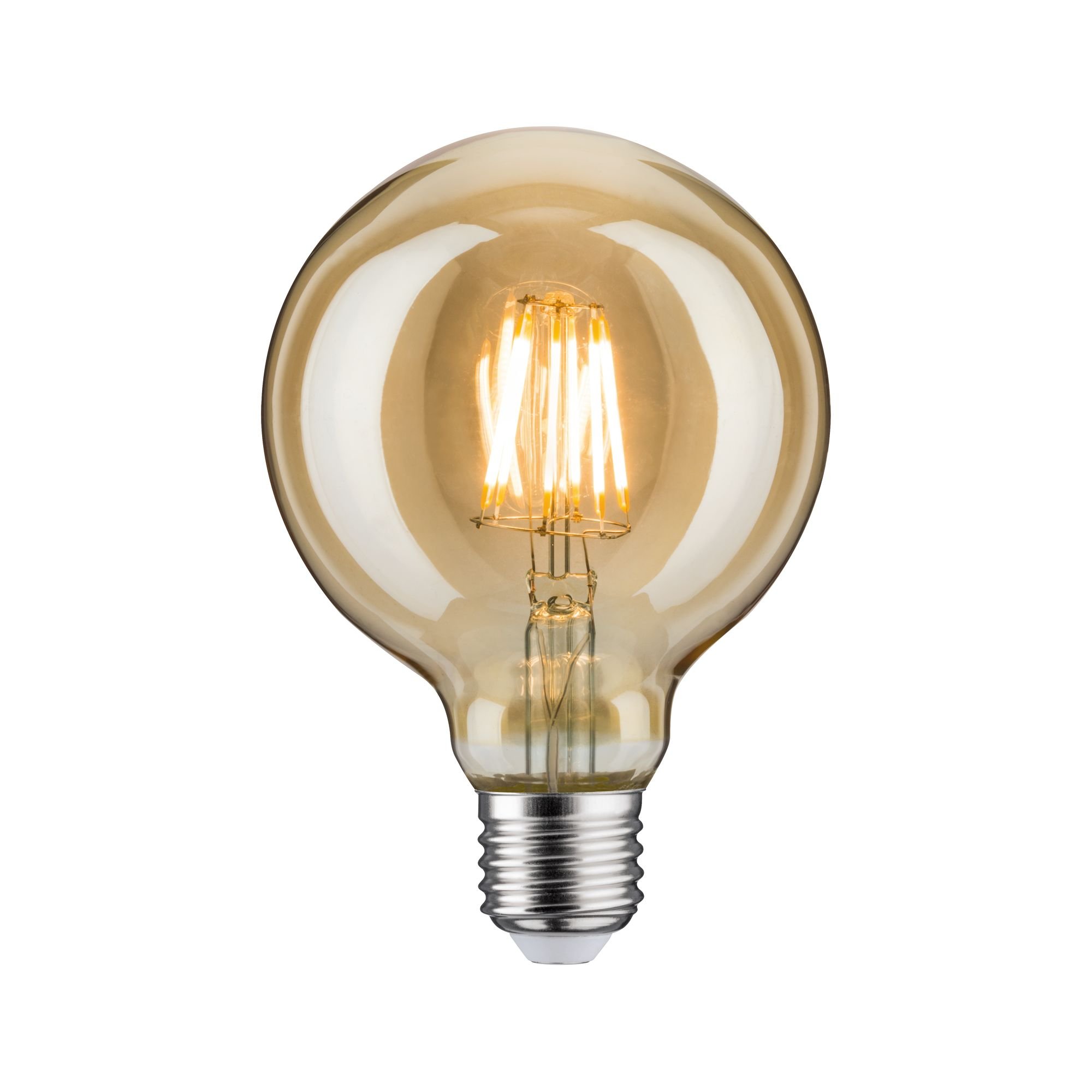 P 28716 LED Globe 95 6,5 W E27 zlatá zlaté světlo - PAULMANN