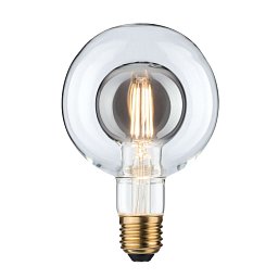 Obrázek pro produkt LED Inner Shape Globe G95 4 W kouřové sklo E27 2.700K teplá bílá - PAULMANN
