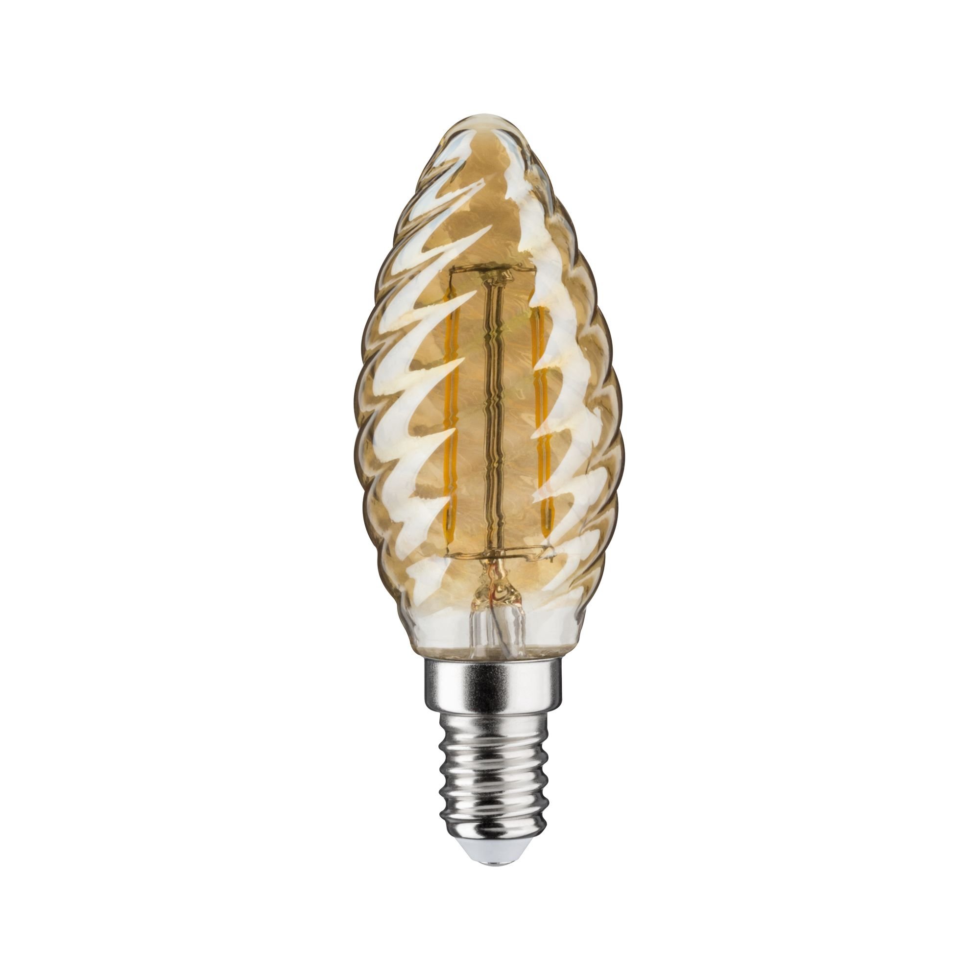 P 28708 LED svíčka 2,6 W E14 zlatá zlaté světlo - PAULMANN (obrázek 3)