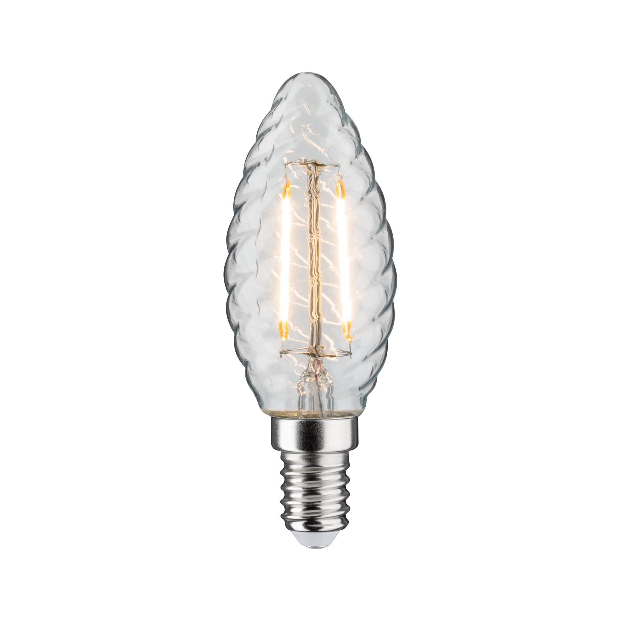 P 28707 LED svíčka 4,7 W E14 čirá teplá bílá - PAULMANN