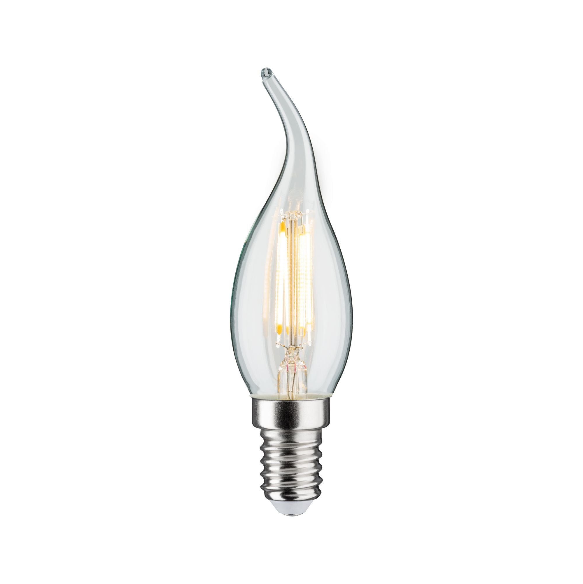 P 28687 LED svíčka 4,8 W E14 čirá teplá bílá stmívatelné - PAULMANN
