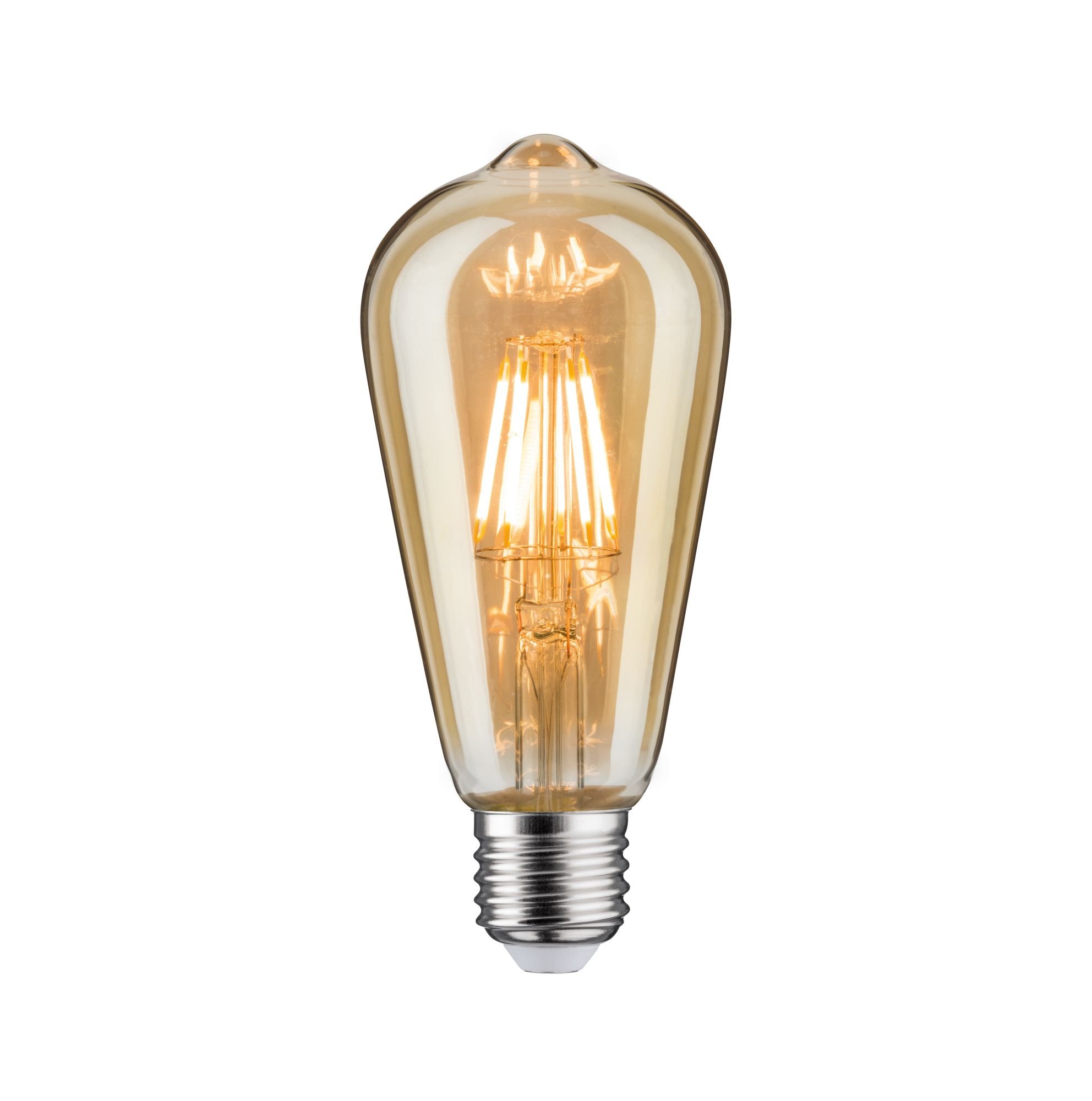 P 28717 LED žárovka ST64 6,5 W E27 zlatá zlaté světlo - PAULMANN