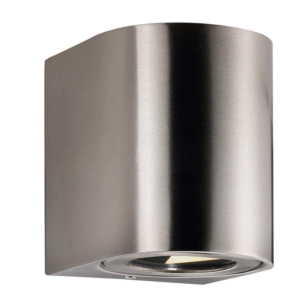 Levně NOR 49701034 Venkovní nástěnné svítidlo Canto 2 2x6W LED nerez ocel čirá - NORDLUX