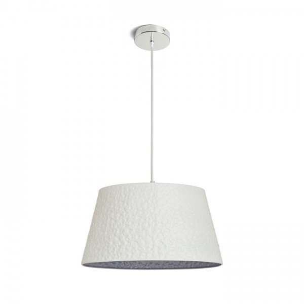 RED R13360 BUCKY 40 závěsná bílá/šedá kov 230V E27 28W - RED - DESIGN RENDL