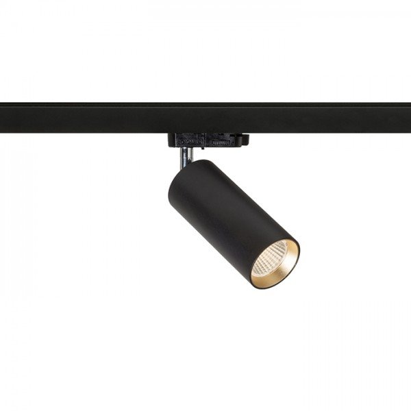 Levně RED R13173 MAVRO DIMM pro tříokr. lištu černá/zlatá 230V LED 12W 38° 3000K - RED - DESIGN RENDL