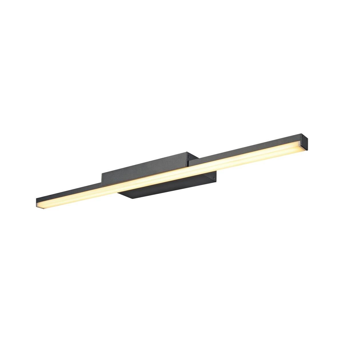 Levně LA 1003506 GLENOS® 60 vnitřní LED svítidlo pro zrcadla černé CCT přepínač 3000/4000K - BIG WHITE (SLV)