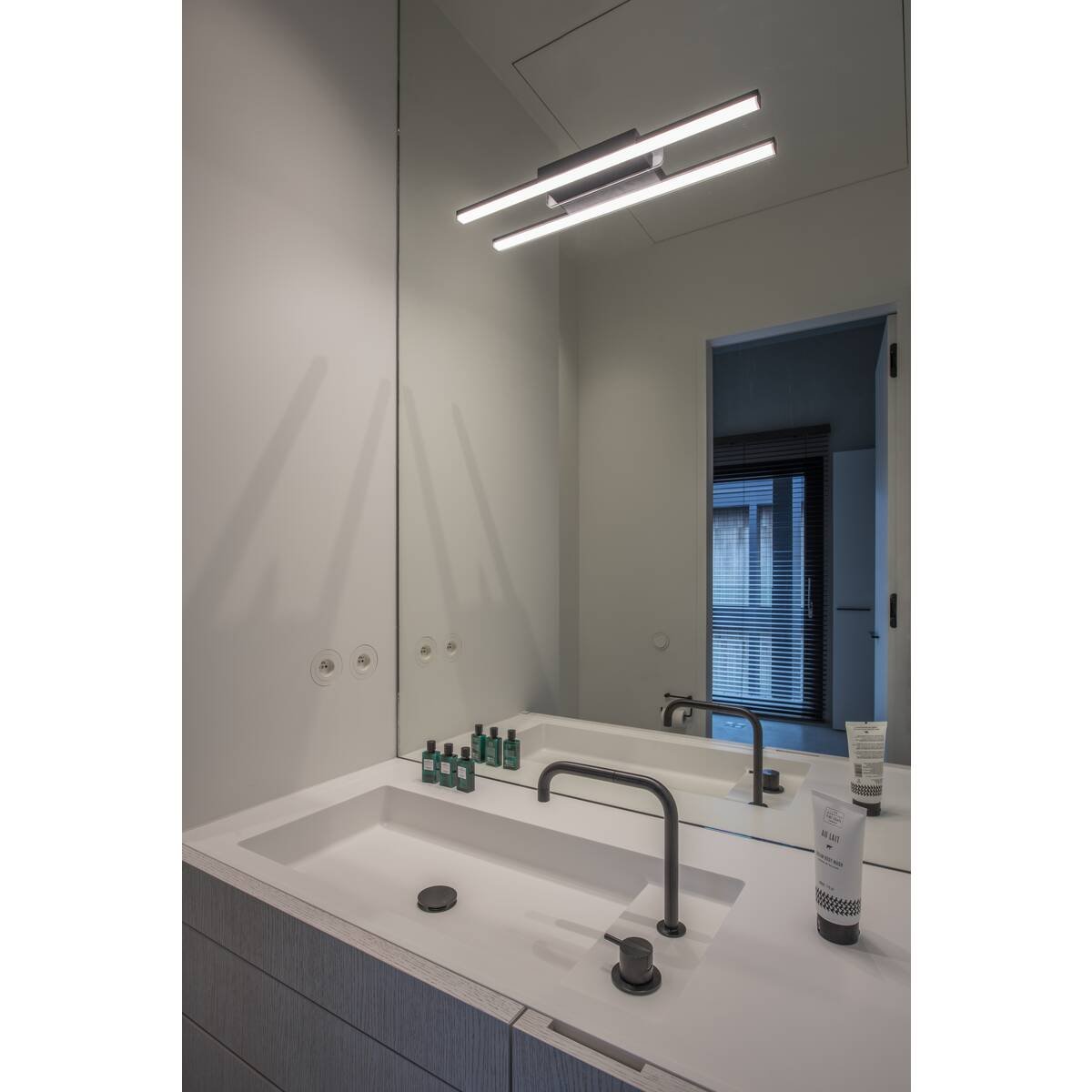 LA 1003506 GLENOS® 60 vnitřní LED svítidlo pro zrcadla černé CCT přepínač 3000/4000K - BIG WHITE (SLV) (obrázek 4)