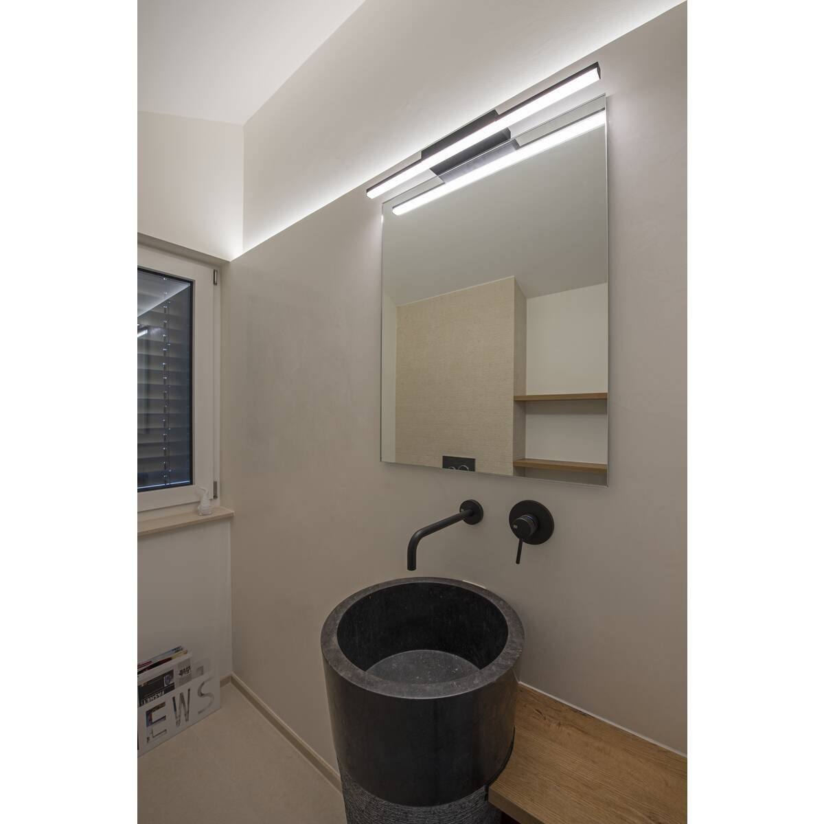 LA 1003506 GLENOS® 60 vnitřní LED svítidlo pro zrcadla černé CCT přepínač 3000/4000K - BIG WHITE (SLV) (obrázek 7)