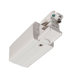 Obrázek pro produkt Deko-Light kolejnicový systém 3-fázový 230V D Line elektrické napájení pravé 230V bílá RAL 9016 98,5 - DEKOLIGHT
