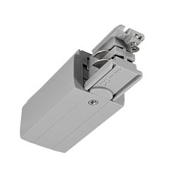 Obrázek pro produkt Deko-Light kolejnicový systém 3-fázový 230V D Line elektrické napájení pravé 230V šedá RAL 7040 98,5 - DEKOLIGHT