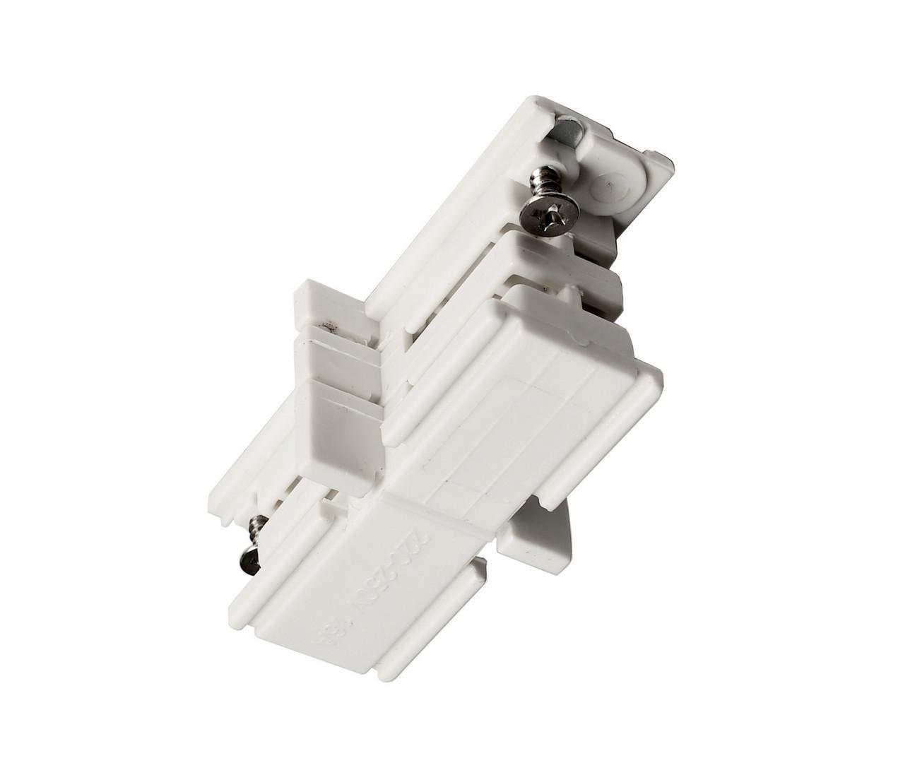 IMPR 710018 Deko-Light kolejnicový systém 3-fázový 230V D Line mechanická spojka bílá RAL 9016 66,4 - LIGHT IMPRESSIONS