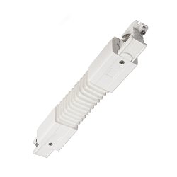 Obrázek pro produkt Deko-Light kolejnicový systém 3-fázový 230V D Line Flexspojka levé-pravé 230V bílá RAL 9016 248 - DEKOLIGHT