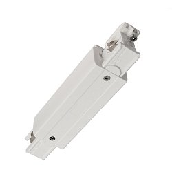 Obrázek pro produkt Deko-Light kolejnicový systém 3-fázový 230V D Line elektrické prodlužovací spojení možnost napájení levé-pravé 230V bílá RAL 9016 166 - DEKOLIGHT