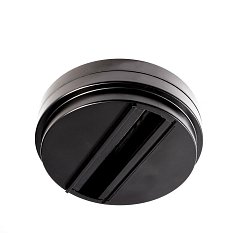 Obrázek pro produkt Deko-Light kolejnicový systém 3-fázový 230V D Line přisazený adaptér pro svítidla 230V černá RAL 9011 - DEKOLIGHT
