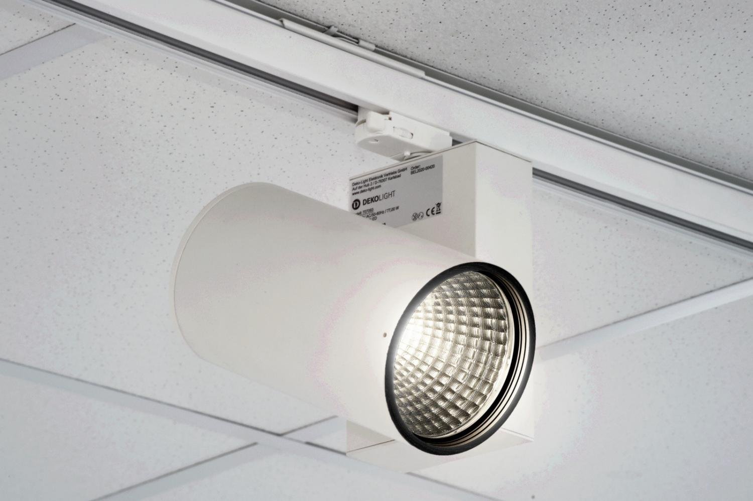 IMPR 710051 AKCE - Deko-Light kolejnicový systém 3-fázový 230V D Line stropní rychloupínací držák bílá RAL 9016 120 (obrázek 4)