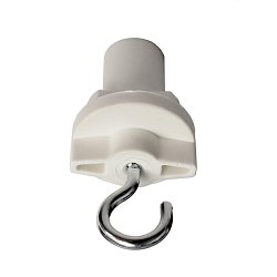 Obrázek pro produkt Deko-Light kolejnicový systém 3-fázový 230V D Line háček bílá RAL 9016 - DEKOLIGHT