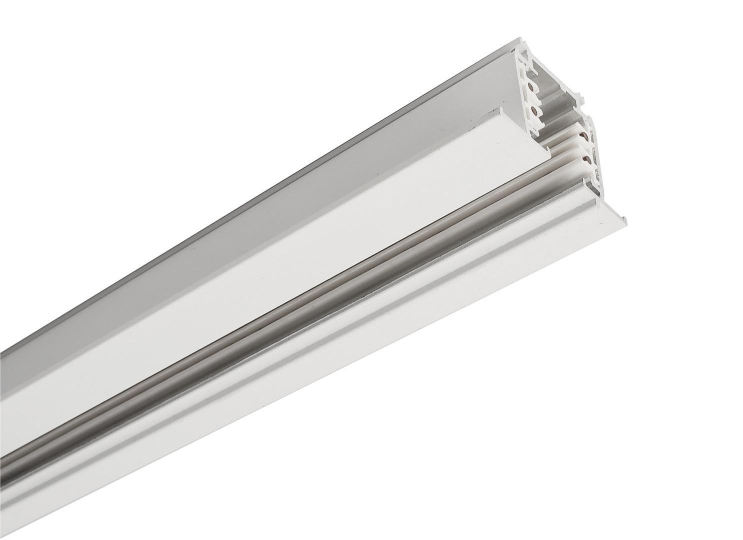 IMPR 710069 Deko-Light kolejnicový systém 3-fázový 230V D Line vestavná lišta s křídly 1m 230V bílá RAL 9016 1000 - LIGHT IMPRESSIONS