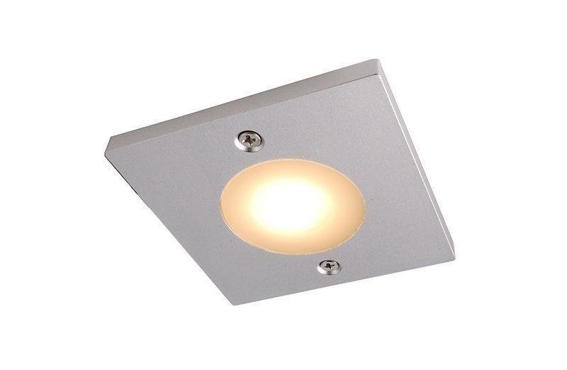 IMPR 687128 Deko-Light nábytkové přisazené svítidlo Fine I 12V DC 3W 2700 K 210 lm 60 stříbrnášedá RAL 7001 - LIGHT IMPRESSIONS