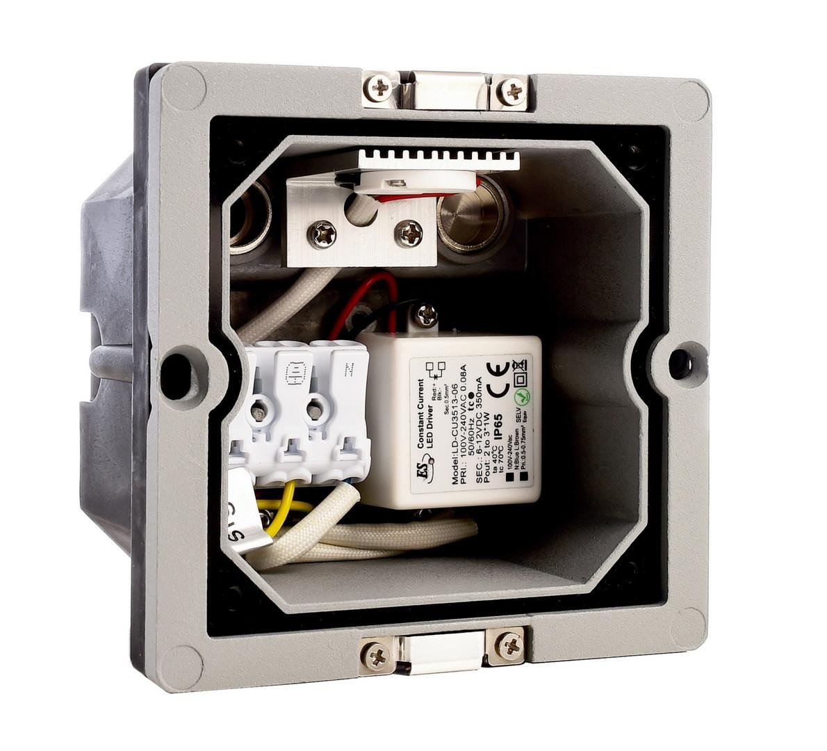 IMPR 763025 Deko-Light vestavné svítidlo do zdi Light Base II COB Outdoor 230V 1,30 W 3000 K 55 lm 96 šedá - LIGHT IMPRESSIONS