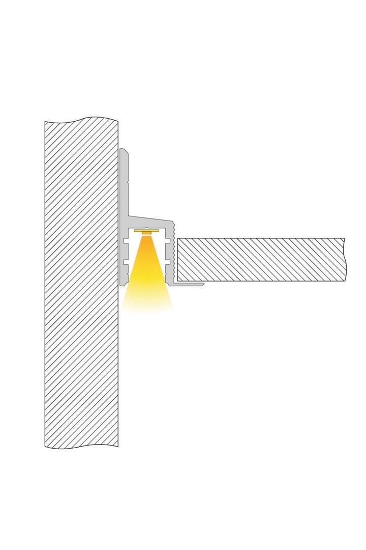 IMPR 975486 Deko-Light sádrokartonový-profil stropní římsa EL-03-10 stříbrná elox 3000 mm (obrázek 3)