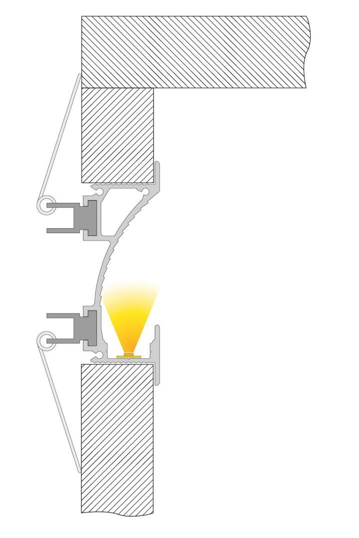 Obrázek produktu Deko-Light sádrokartonový-profil nástěnná římsa EL-02-12 stříbrná elox 3000 mm - LIGHT IMPRESSIONS 3 Obrázek produktu Deko-Light sádrokartonový-profil nástěnná římsa EL-02-12 stříbrná elox 3000 mm - LIGHT IMPRESSIONS 3