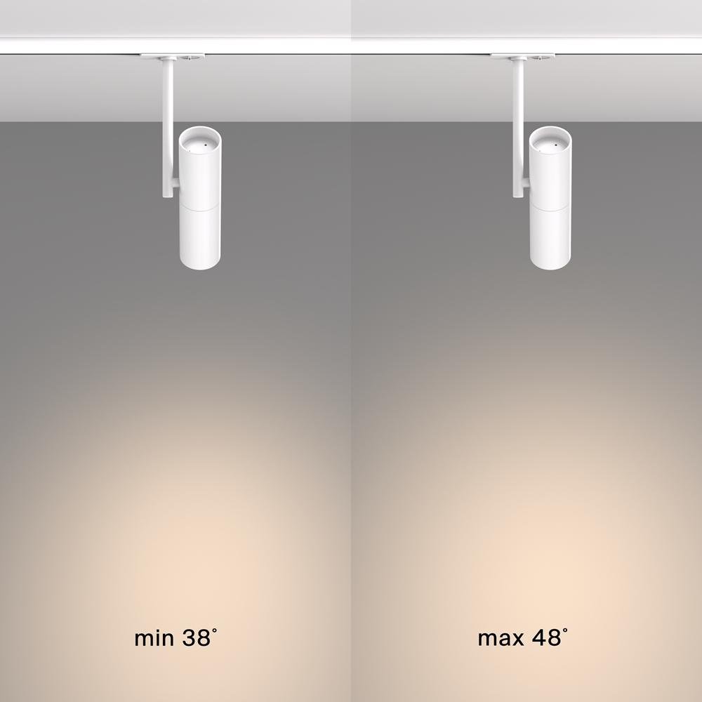 M TR005-1-GU10-W Svítidlo pro kolejnicový systém Elti GU10 50W bílý hliník Unity - MAYTONI (obrázek 3)