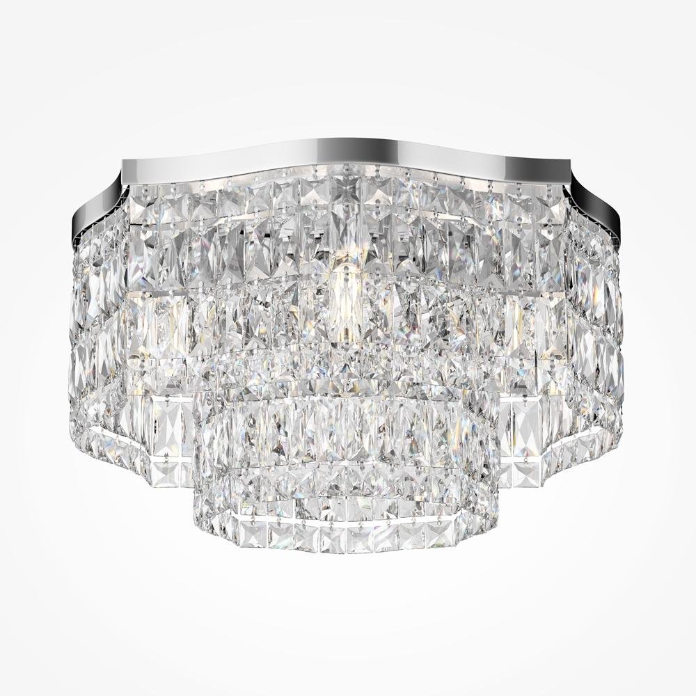 M DIA005CL-06CH Stropní svítidlo Dune 6x60W chrom kov křišťálový efekt E14 - MAYTONI