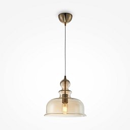 Obrázek pro produkt Závěsné svítidlo Tone E27 60W jantarové sklo kov designové - MAYTONI